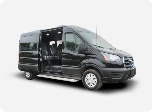 Black mini van