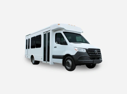 white bus mini
